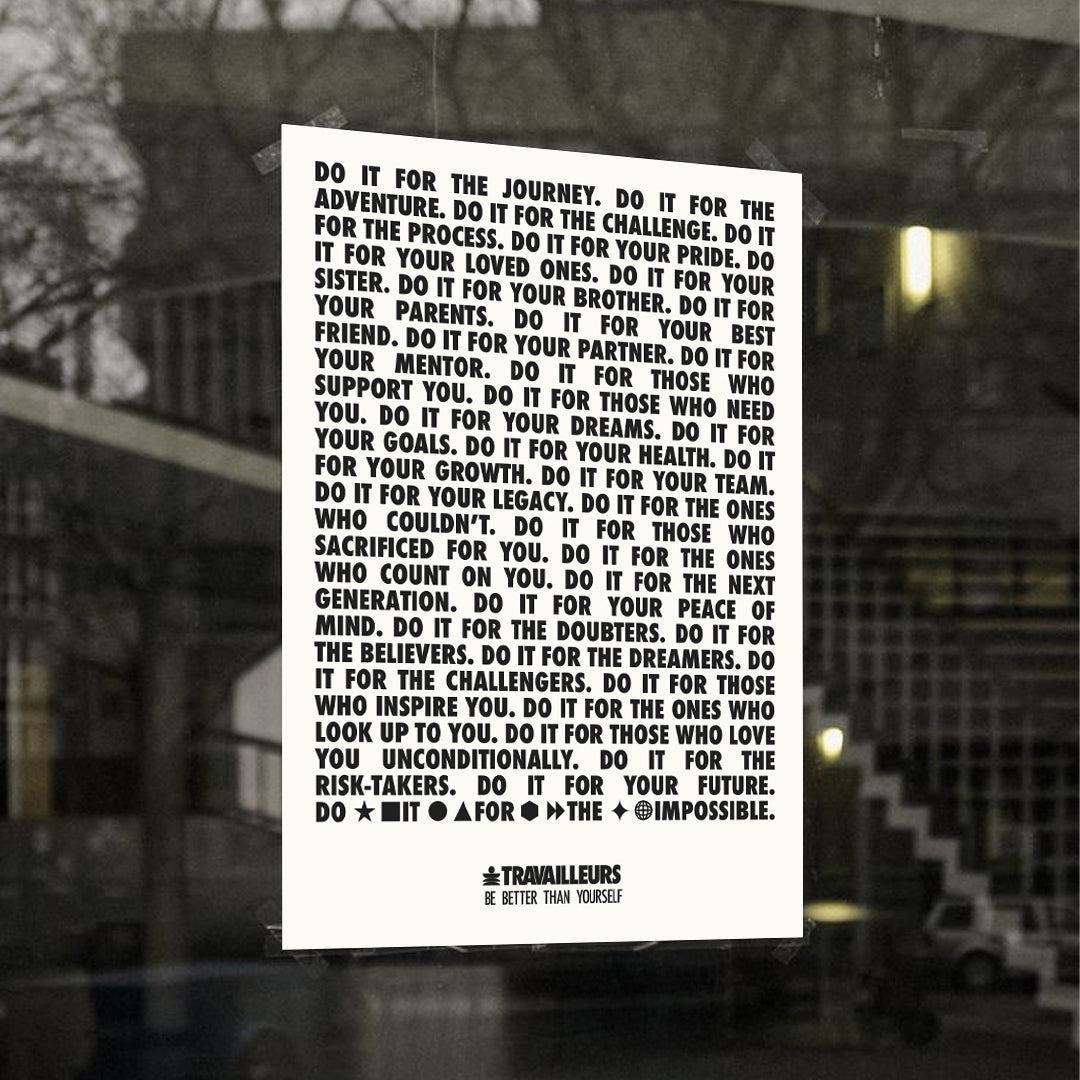 « Do It For The Impossible » — Motivational Matte Vertical Poster